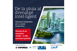 De la pluja al drenatge intel·ligent: solucions integrades per a ciutats sostenibles