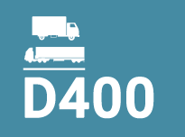 D400. Calzadas de carreteras (incluyendo calles peatonales), arcenes estabilizados y zonas de aparca-miento para todo tipo de vehículos.